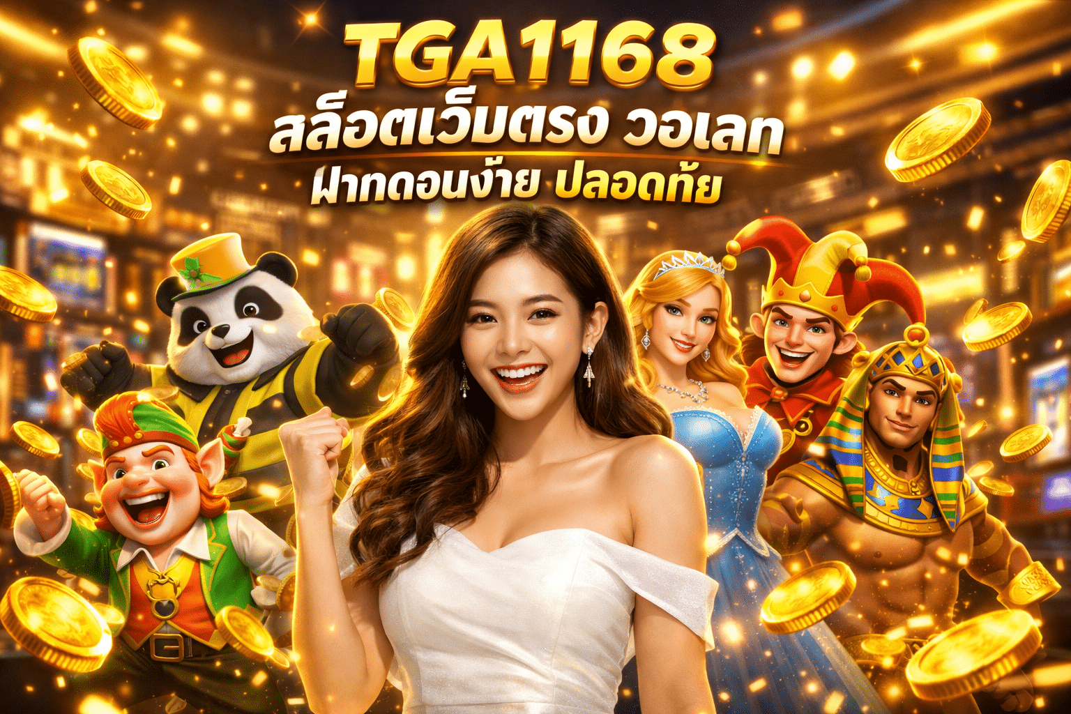 TGA1168 สล็อตเว็บตรง วอเลท ฝากถอนง่าย ปลอดภัย