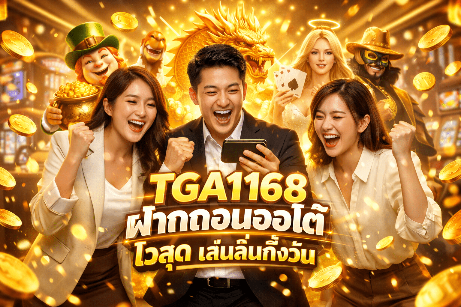 TGA1168 ฝากถอนออโต้ ไวสุด เล่นลื่นทั้งวัน